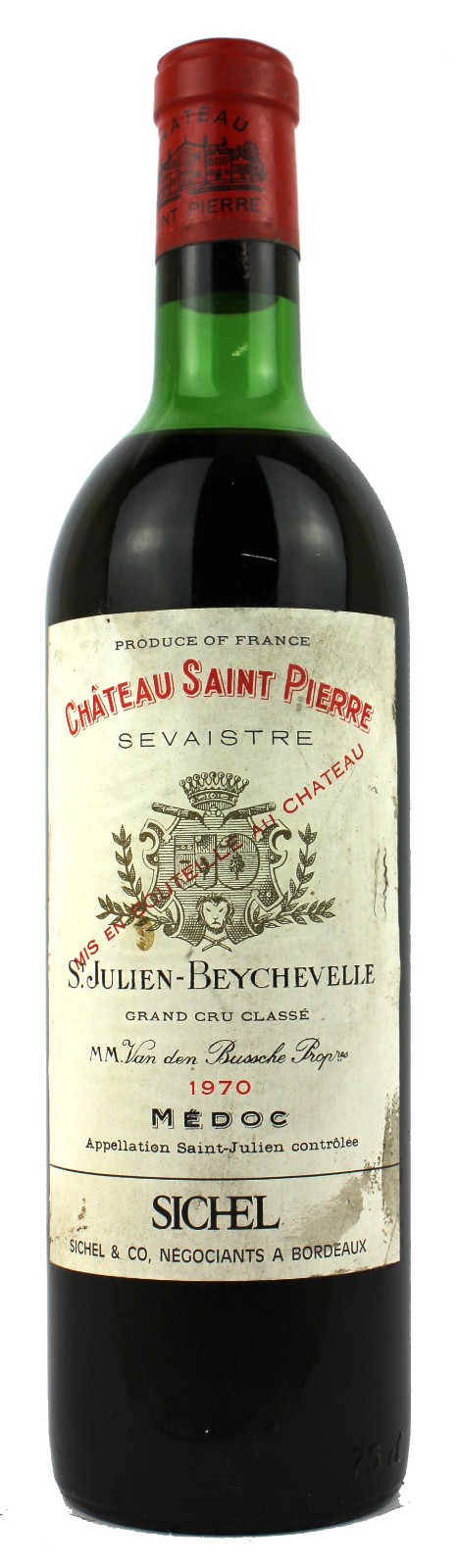 希少　ワイン　果実酒　Château Paveil 1970 Chateau Saint-Pierre 1970 Graves | Vintage Wine and Port