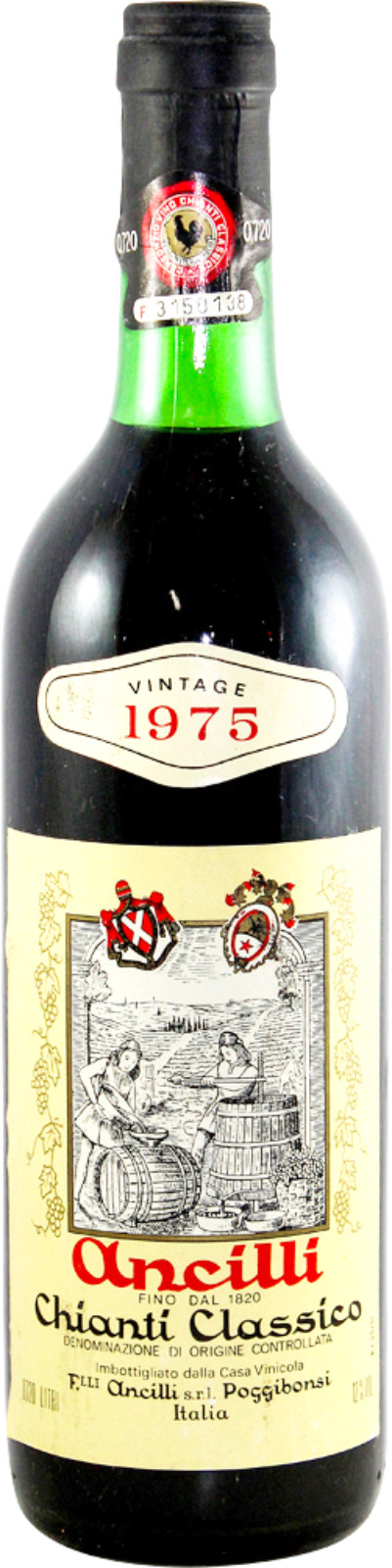Chianti 1975 F.lli Ancilli | Vintage Wine and Port Chianti 1975 F.lli Ancilli | Vintage Wine and Port