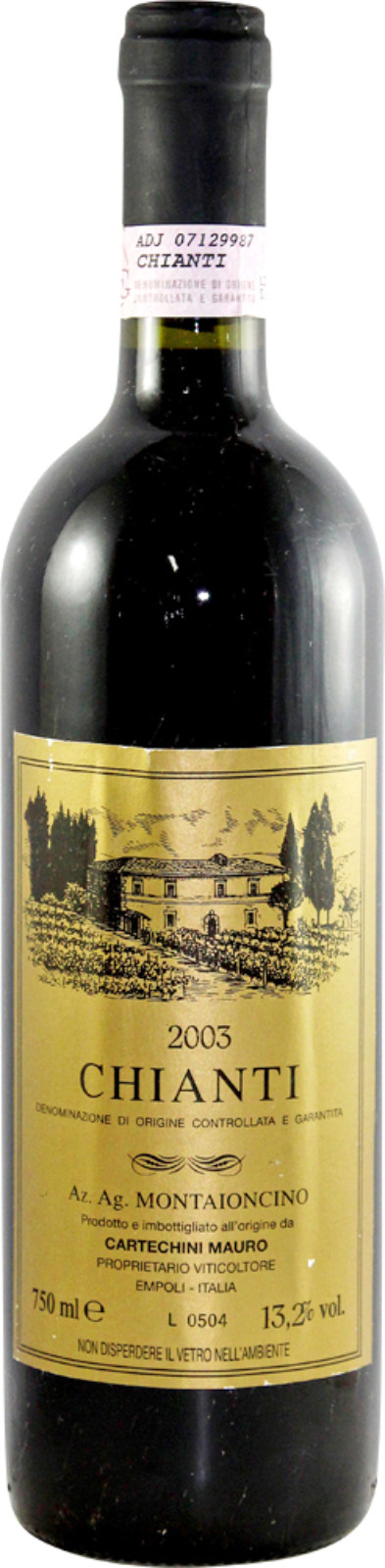 Chianti, Red Wine , 2003 | Vintage Wine and Port