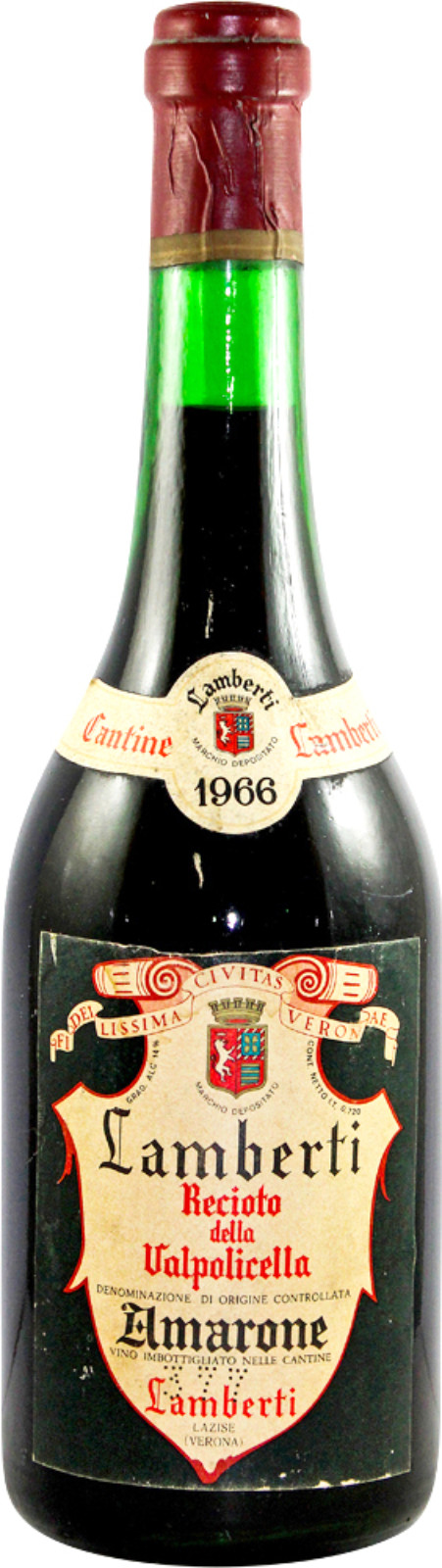1975年 Lamberti Amarone Valpolicella Amarone della Valpolicella 1966 Cantine Lamberti | Vintage Wine