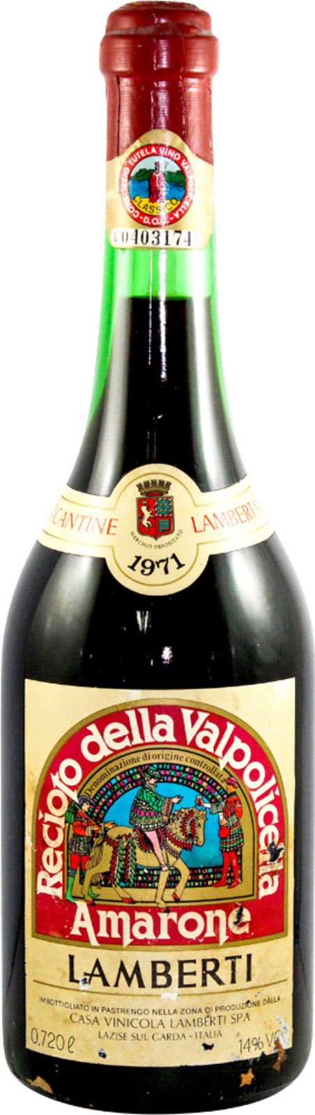 Amarone della Valpolicella, Red Wine , 1971 | Vintage Wine and Port