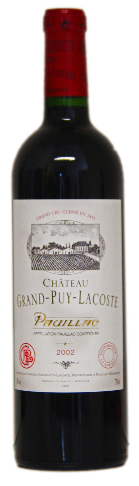 Château Grand-Puy-Lacoste 2002 750ml 2002 Château Grand-Puy-Lacoste - CellarTracker