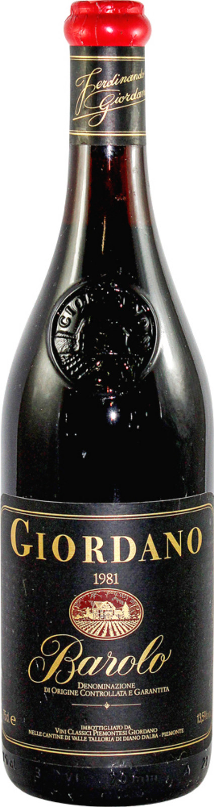 Barolo 1981 Giordano, Piedmont | Vintage Wine and Port
