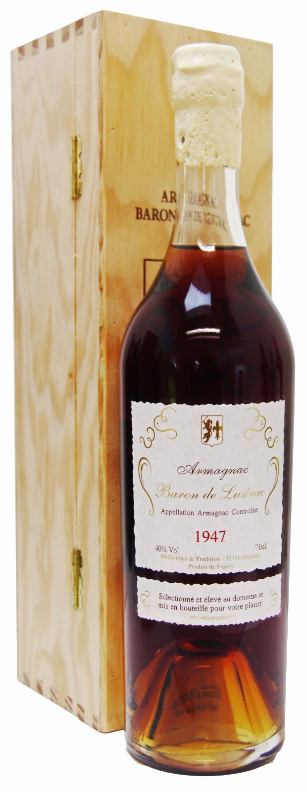 Baron de Lustrac 1947 Vintage Armagnac | Vintage Wine and Port