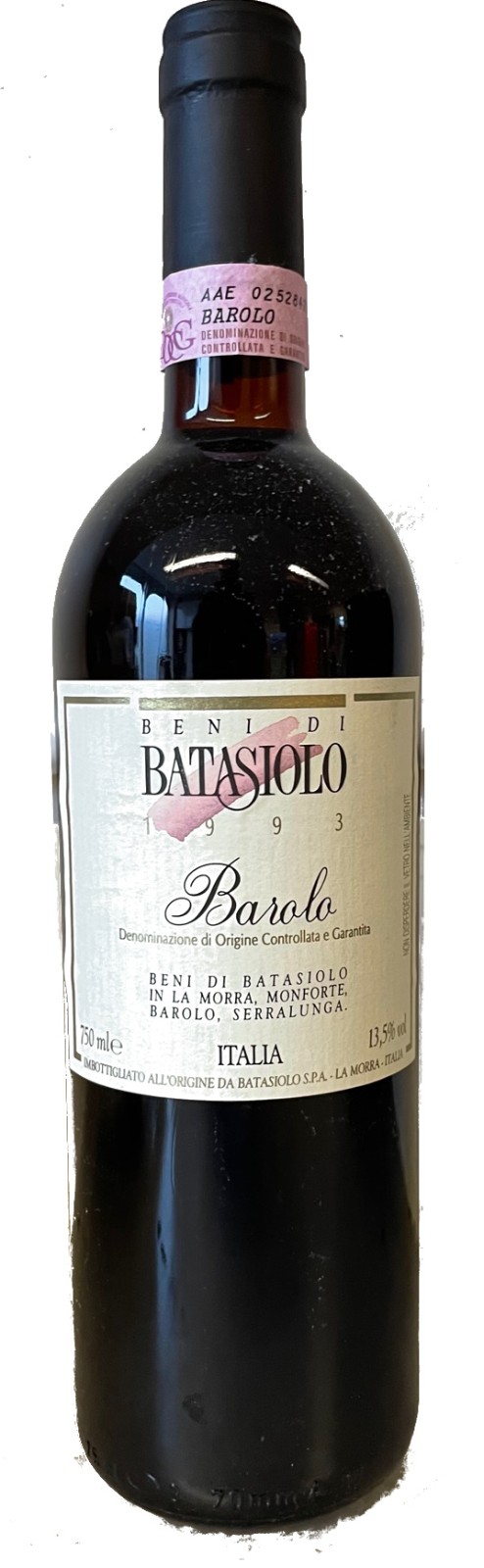 バローロ 1993 BERSANO 750ml バローロ 1993 BERSANO 750ml（1993 Bersano Barolo Riserva