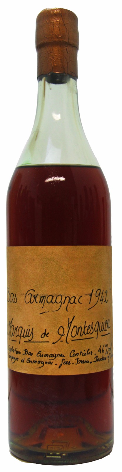 Armagnac 1942 Marquis de Montesquiou Bas Armagnac 1942 70cl. 46