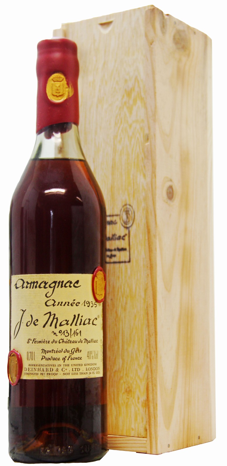 J. de Maillac 1935 J de Malliac Armagnac | Vintage Wine and Port