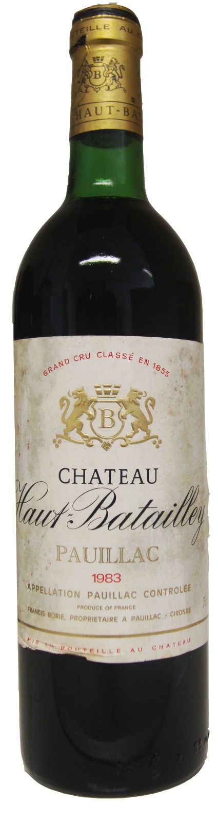 Chateau Haut Batailley 1983 Pauillac 5th Growth Classification