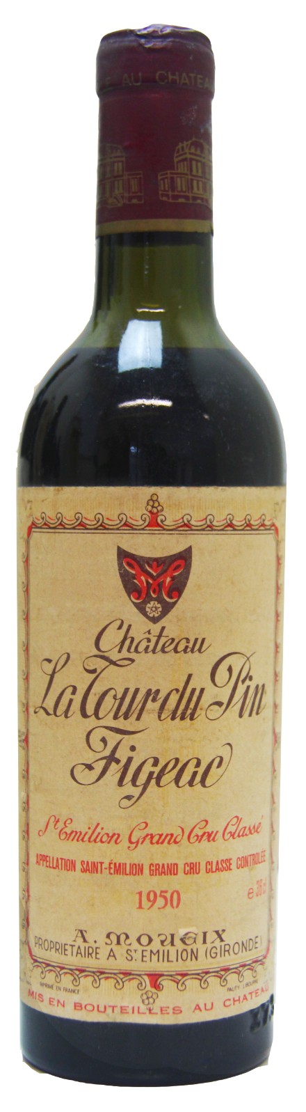 Chateau La Tour du Pin Figeac 1950 St Emilion Grand Cru Classe