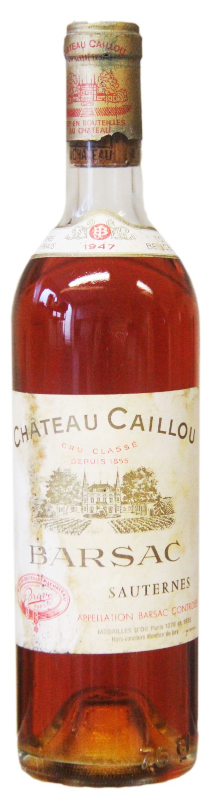 Chateau Caillou 1947 Sauternes 2eme Cru Classe | Vintage Wine and Port