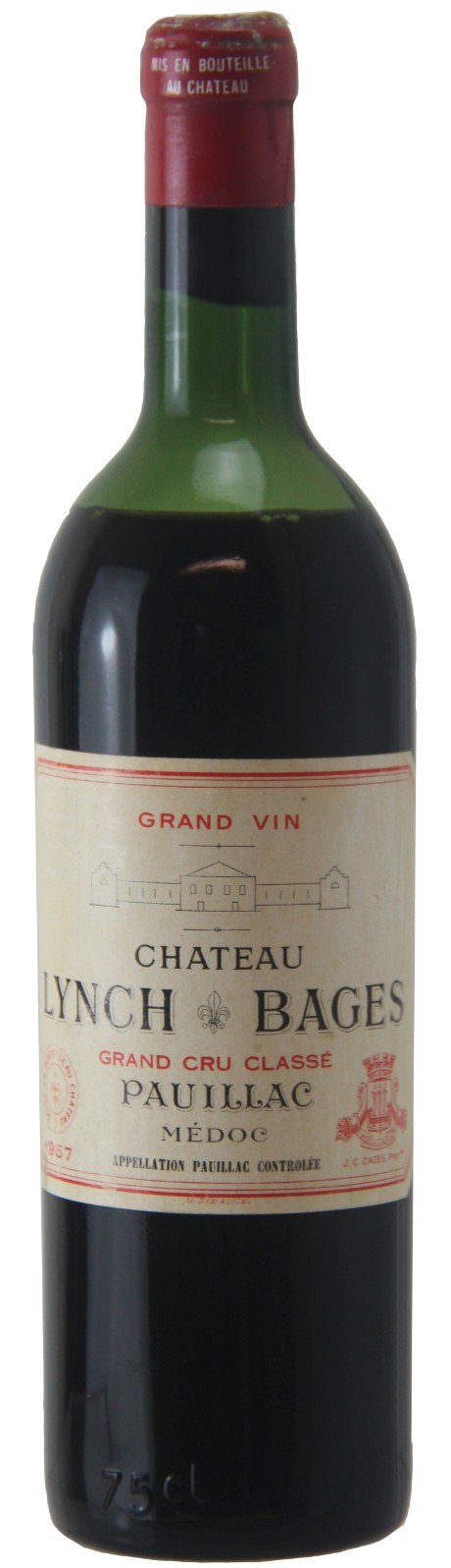 Chateau Lynch-Bages 1957 Pauillac 5me Cru Classe, Bordeaux Mid