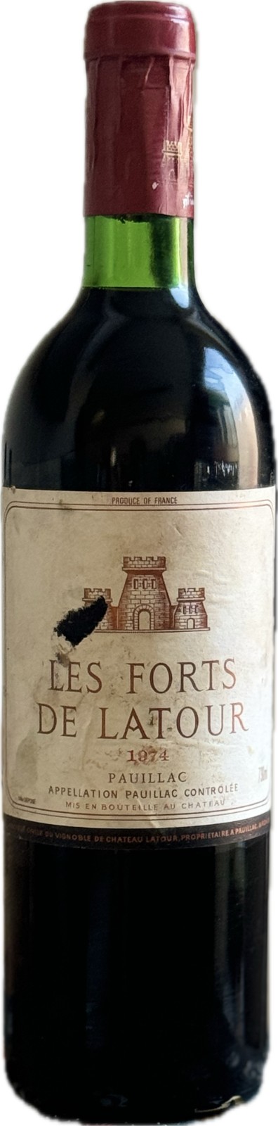 Les Forts de Latour 1974 Pauillac (2nd wine of Chateau Latour