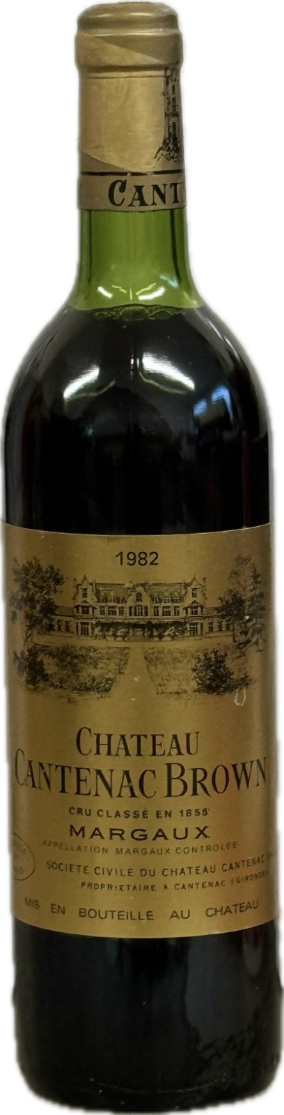 Chateau Cantenac Brown 1982 Margaux 3rd Growth Classification