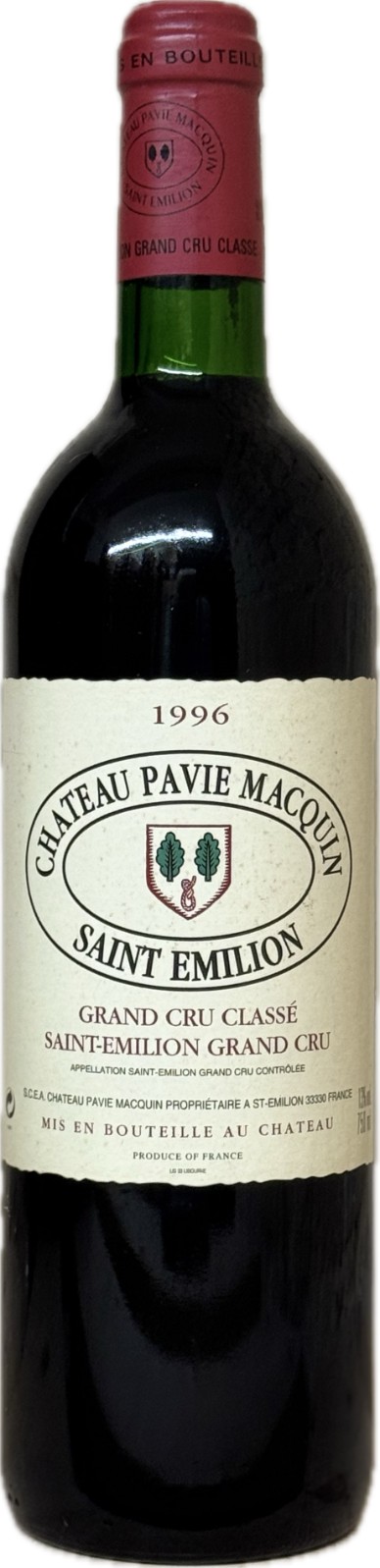 Chateau Pavie Macquin, Red Wine , 1996 | Vintage Wine and Port