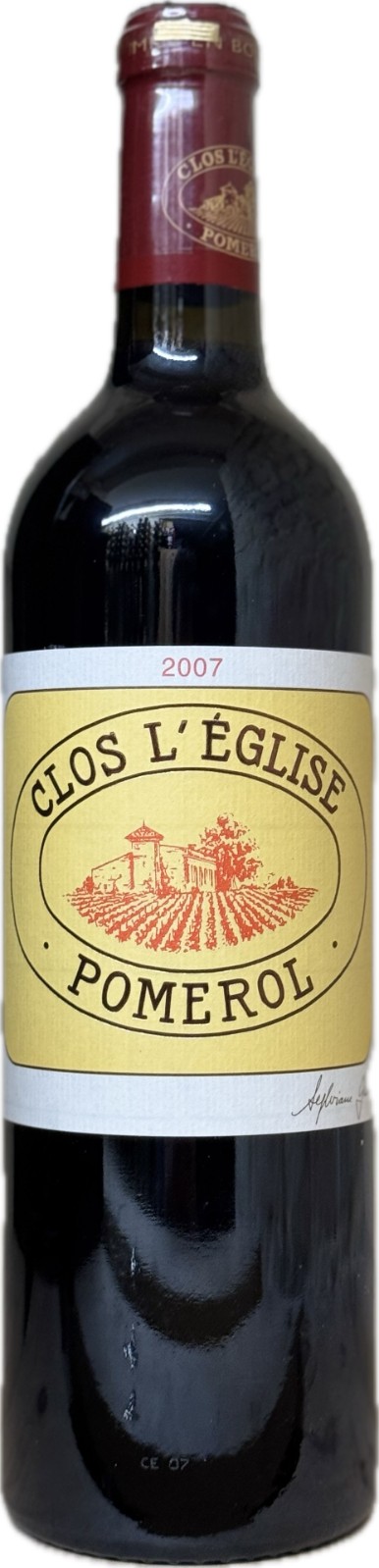 シャトー・クロ・レグリース 2007 Clos L'Église Pomerol clos-de-la-vieille-eglise-