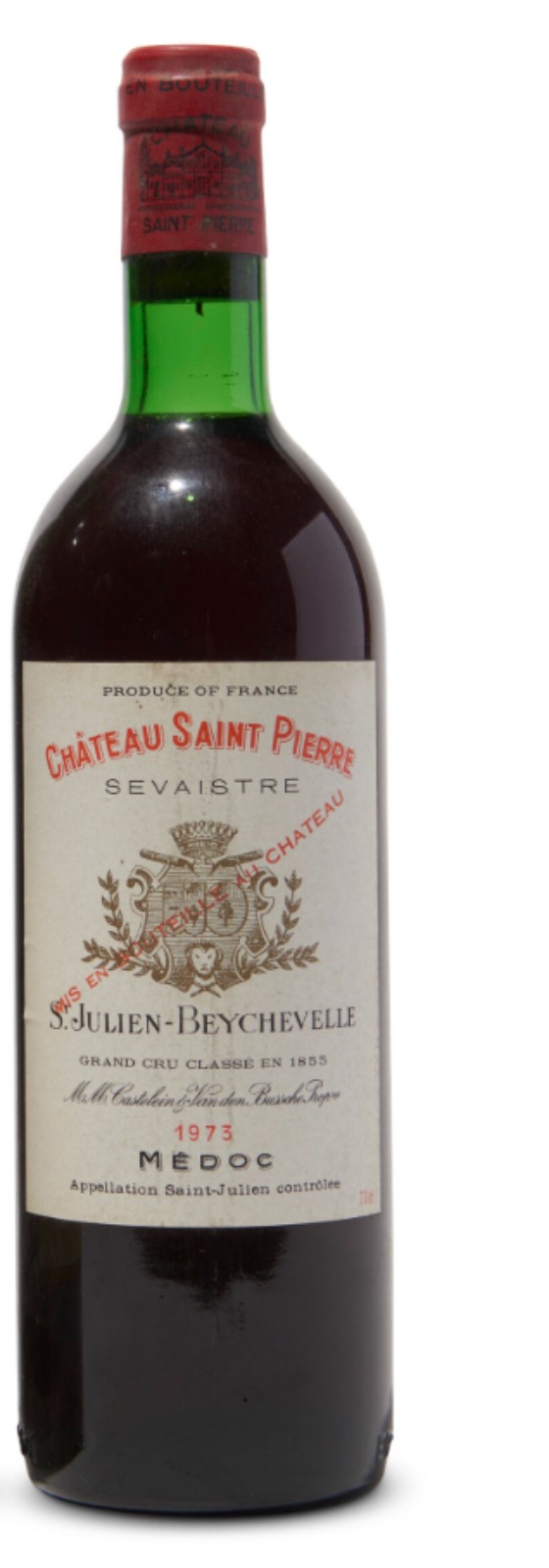 Chateau Saint Pierre 1973 Château Saint-Pierre-Sevaistre, St