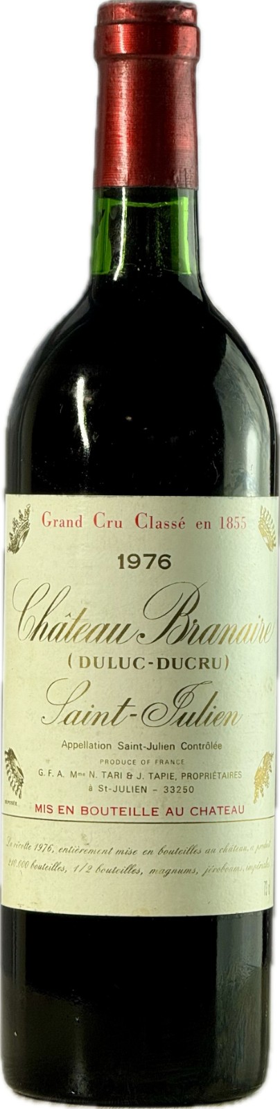 Chateau Branaire-Ducru 1976 St Julien, 4th Growth Classification