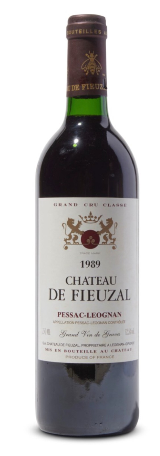 Chateau de Fieuzal 1989 Pessac-Leogan Cru Classe | Vintage Wine