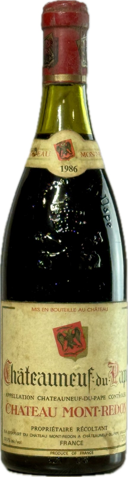 Château du Puy 1986 赤ワイン Chateauneuf du Pape 1986 Chateau Mont Redon | Vintage Wine and Port