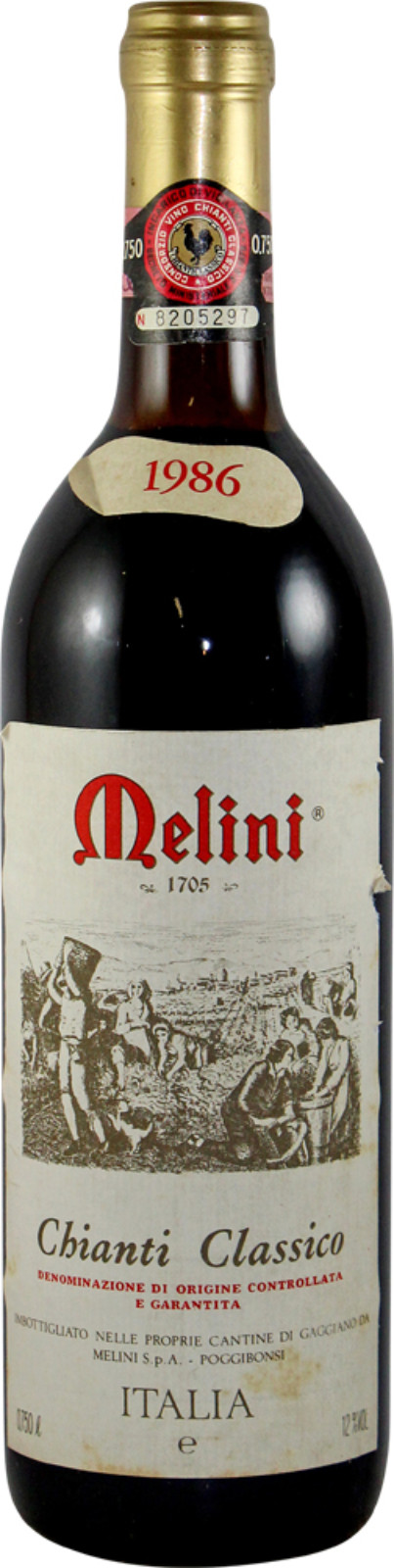 Chianti 1986 Melini | Vintage Wine and Port