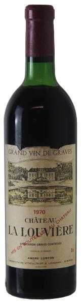 Chateau La Louviere Rouge , 1970