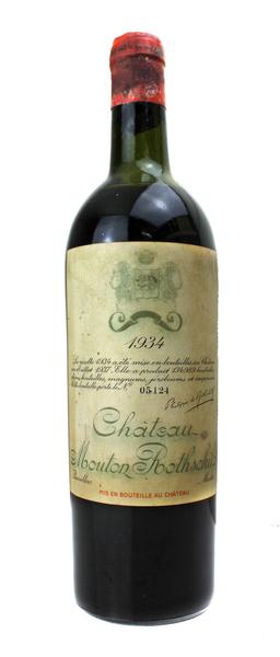 Chateau Mouton Rothschild , 1934