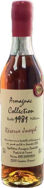   Ryst Dupeyron Armagnac, 1981