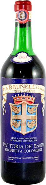 Brunello di Montalcino, 1969