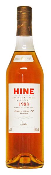 Hine Grand Champagne Cognac, 1988
