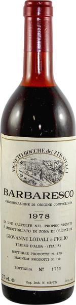 Barbaresco, 1978