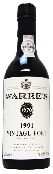 Warre's Vintage Port, 1991