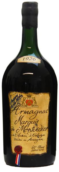 Armagnac Marquis de Montdidier , 1926