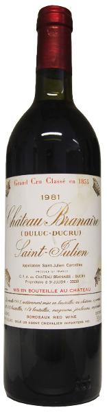 Chateau Branaire-Ducru , 1981