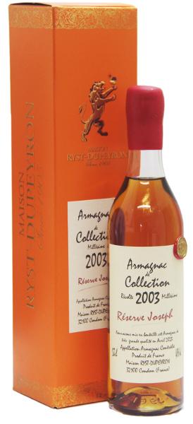   Ryst Dupeyron Armagnac, 2003