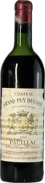 Chateau Grand Puy Ducasse, 1966
