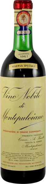 Nobile di Montepulciano, 1967
