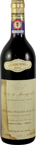 Nobile di Montepulciano, 1975