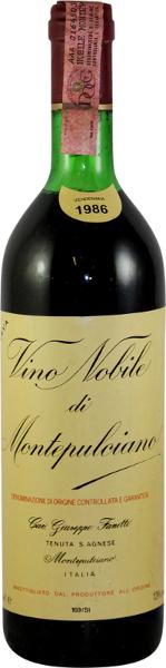 Nobile di Montepulciano, 1986