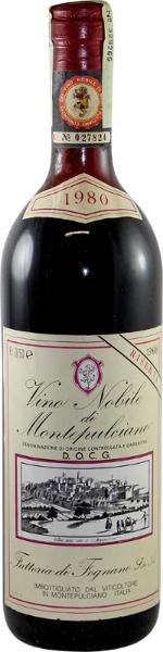 Nobile di Montepulciano, 1980