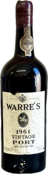 Warre's Vintage Port, 1961