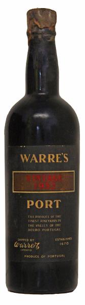 Warre's Vintage Port, 1952