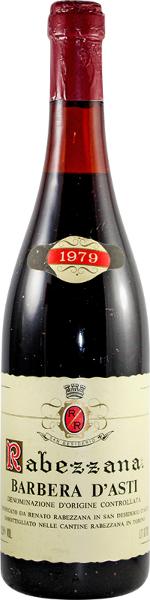 Barbera d'Asti, 1979