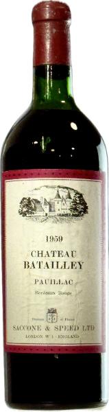 Chateau Batailley, 1959