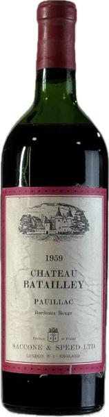 Chateau Batailley, 1959