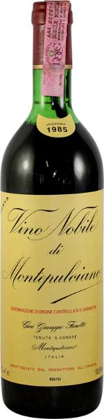 Nobile di Montepulciano, 1985
