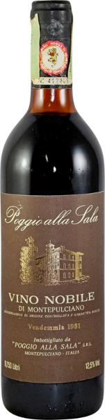 Nobile di Montepulciano, 1981