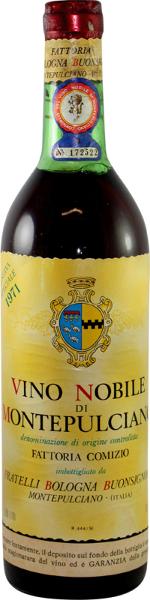 Nobile di Montepulciano, 1971