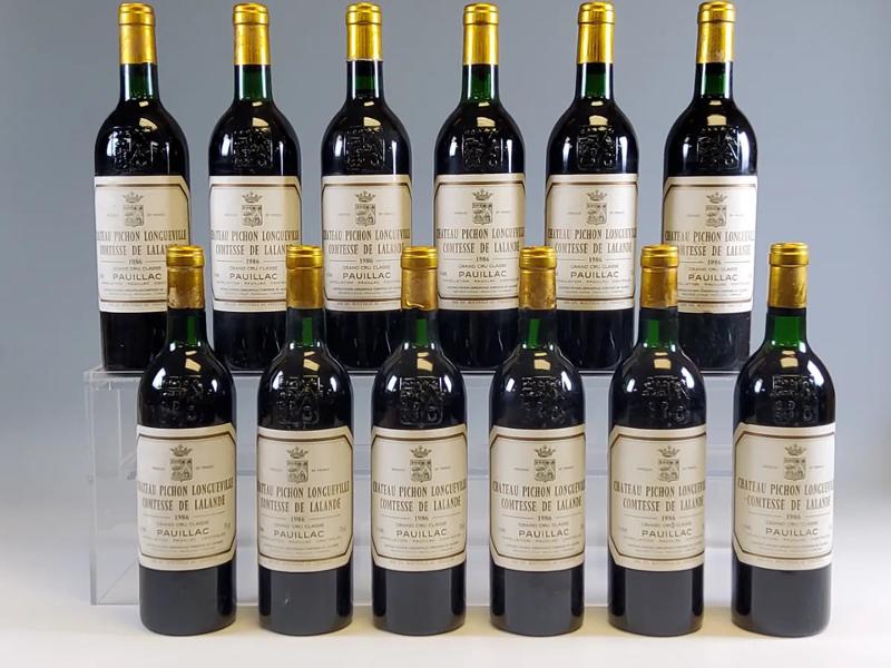 Chateau Pichon Longueville Comtesse de Lalande, 1986