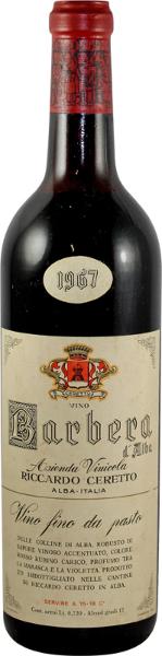 Barbera d'Alba, 1967