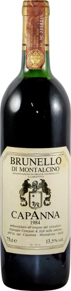 Brunello di Montalcino, 1984